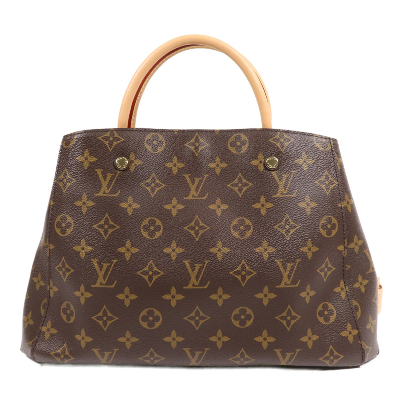 LOUIS VUITTON Monogram Montaigne MM金扣手挽肩背兩用袋-1