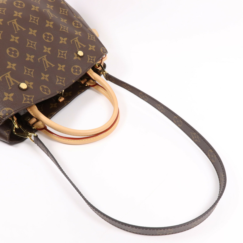 LOUIS VUITTON Monogram Montaigne MM金扣手挽肩背兩用袋-3