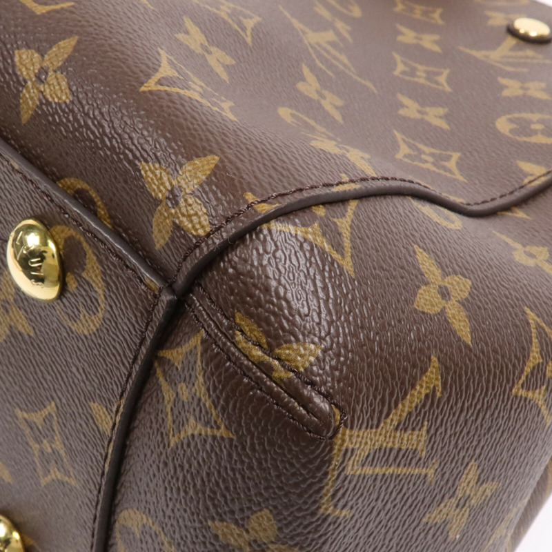 LOUIS VUITTON Monogram Montaigne MM金扣手挽肩背兩用袋-11