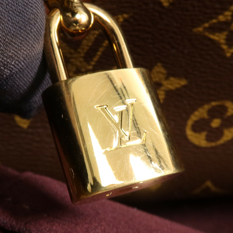 LOUIS VUITTON Monogram Montaigne MM金扣手挽肩背兩用袋-14