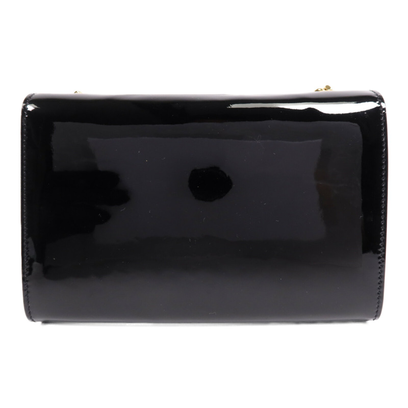 YVES SAINT LAURENT 漆皮皮革Kate Small金扣鏈帶肩背袋-1
