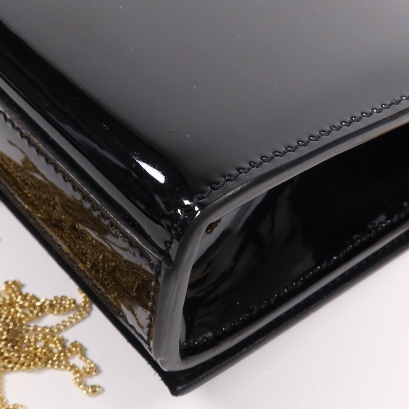 YVES SAINT LAURENT 漆皮皮革Kate Small金扣鏈帶肩背袋-11