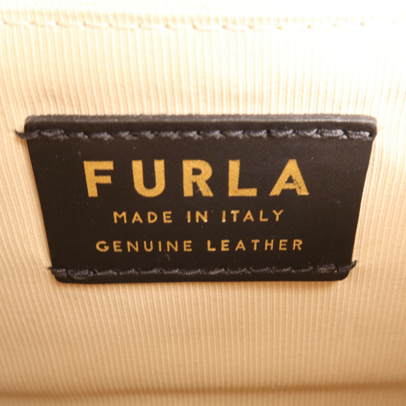 Furla 羊皮皮革1927 Opera金扣手挽肩背兩用袋-5