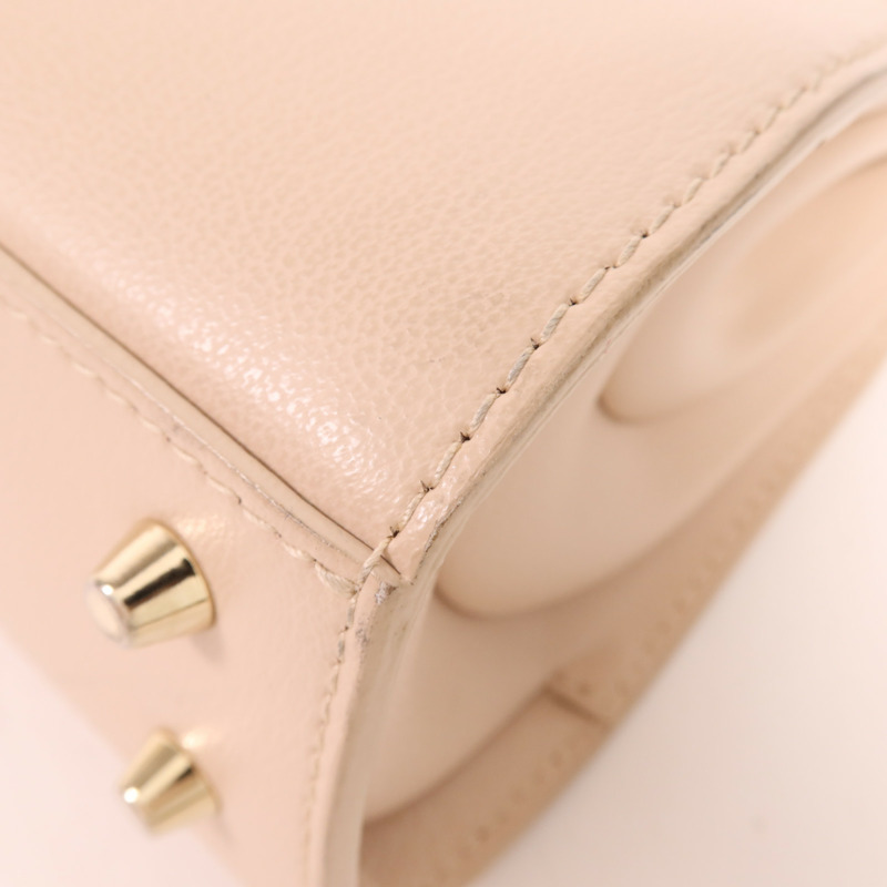 Furla 羊皮皮革1927 Opera金扣手挽肩背兩用袋-8