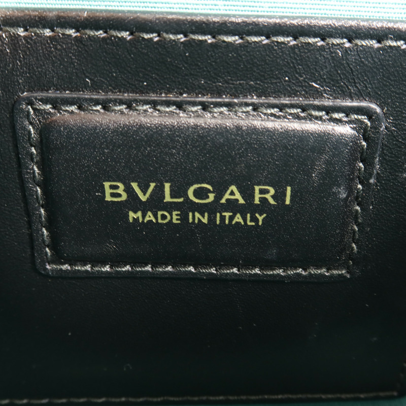 BVLGARI 牛皮皮革Chain Shoulder金扣鏈帶肩背袋-10