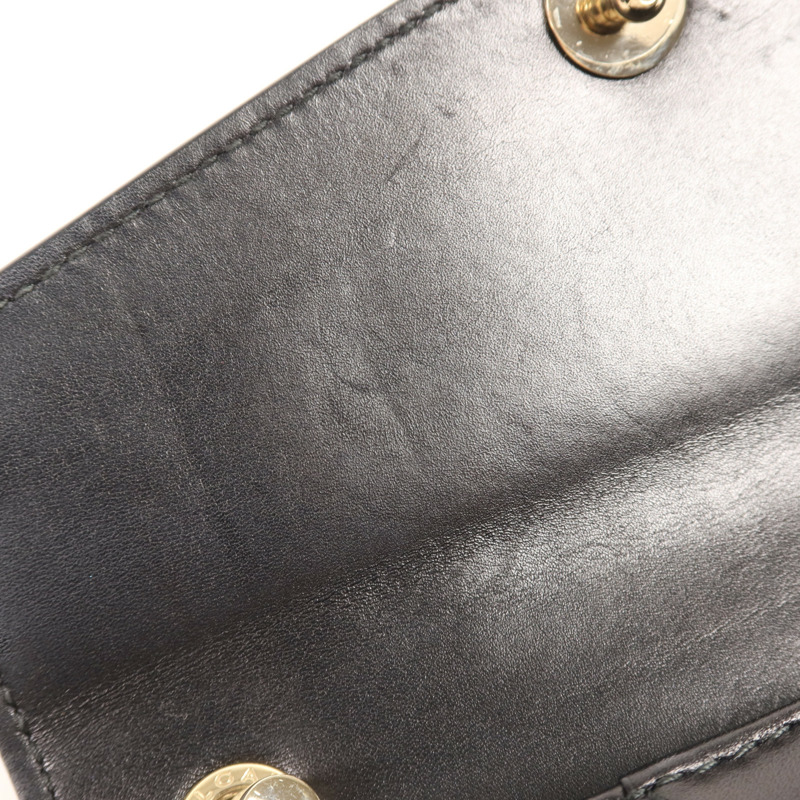 BVLGARI 牛皮皮革Chain Shoulder金扣鏈帶肩背袋-13