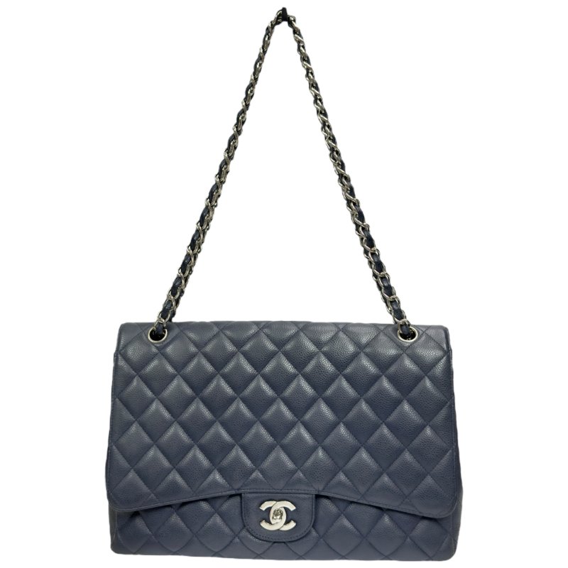 CHANEL Maxi 荔枝皮 特大號經典款 鏈條包-1