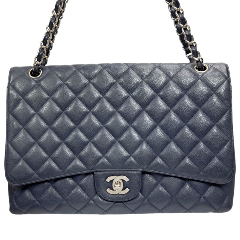 CHANEL Maxi 荔枝皮 特大號經典款 鏈條包-2