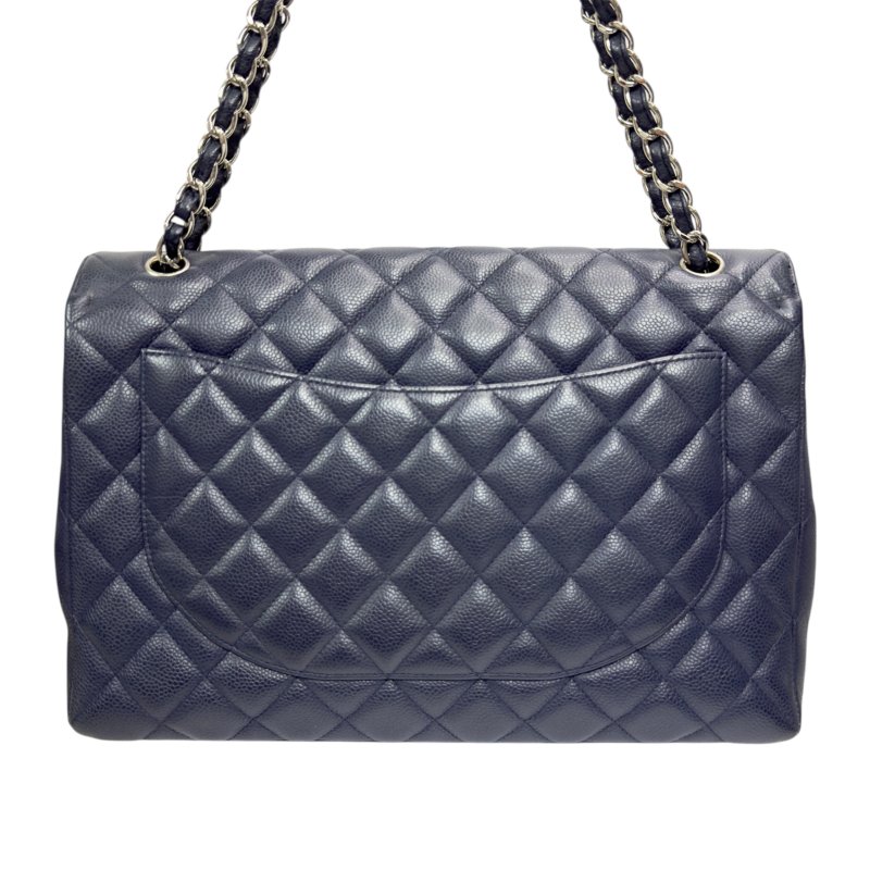 CHANEL Maxi 荔枝皮 特大號經典款 鏈條包-6