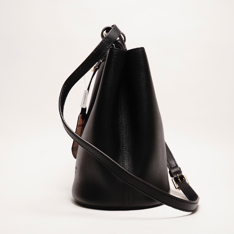 Burberry 雙面小水桶包（黑色/內裏格紋）-2