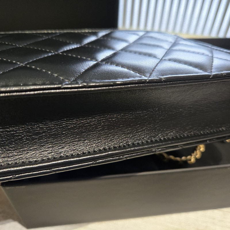 CHANEL 熱門款|經典黑金 雙金球/金珠WOC-8