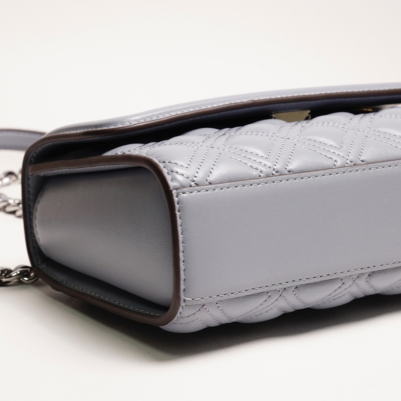 Tory Burch 鏈條流蘇斜背包 (霧霾灰藍)-9