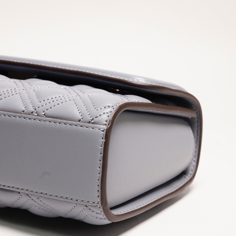 Tory Burch 鏈條流蘇斜背包 (霧霾灰藍)-10