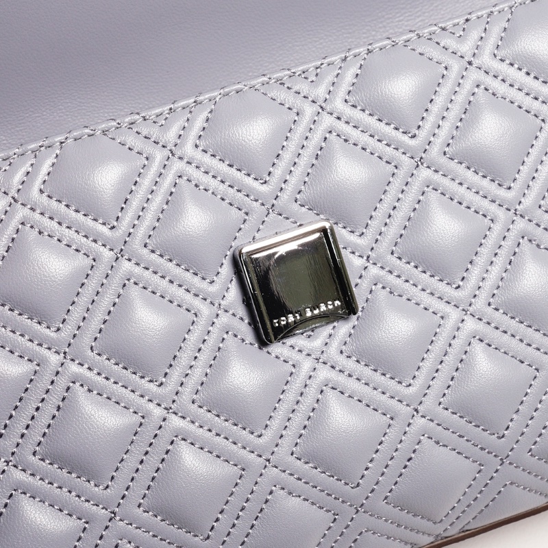 Tory Burch 鏈條流蘇斜背包 (霧霾灰藍)-12