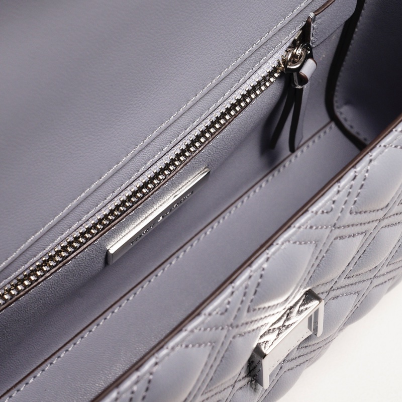 Tory Burch 鏈條流蘇斜背包 (霧霾灰藍)-13