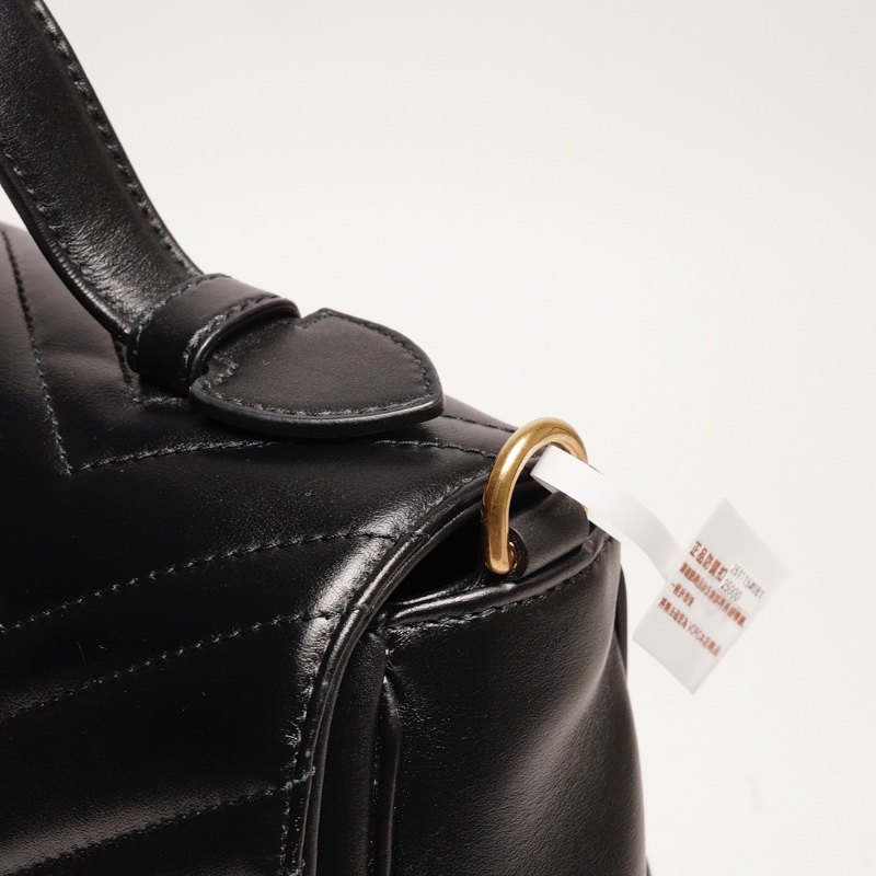 GUCCI GG Marmont馬夢包 手提鏈條包(黑色)-9