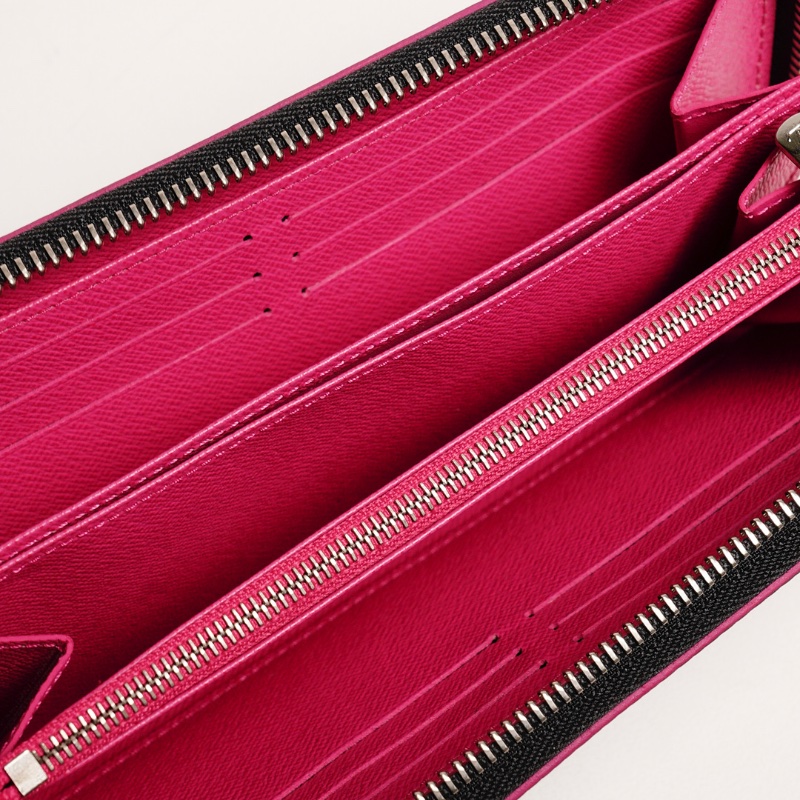 LOUIS VUITTON EPI水波紋長夾 ㄇ字型拉鏈長夾(黑色)-6