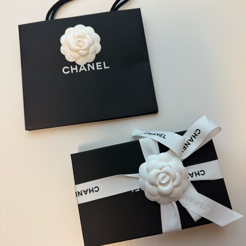 💖Chanel 經典款 護照夾 皮夾💖 黑色荔枝皮 金釦 全新全配-10