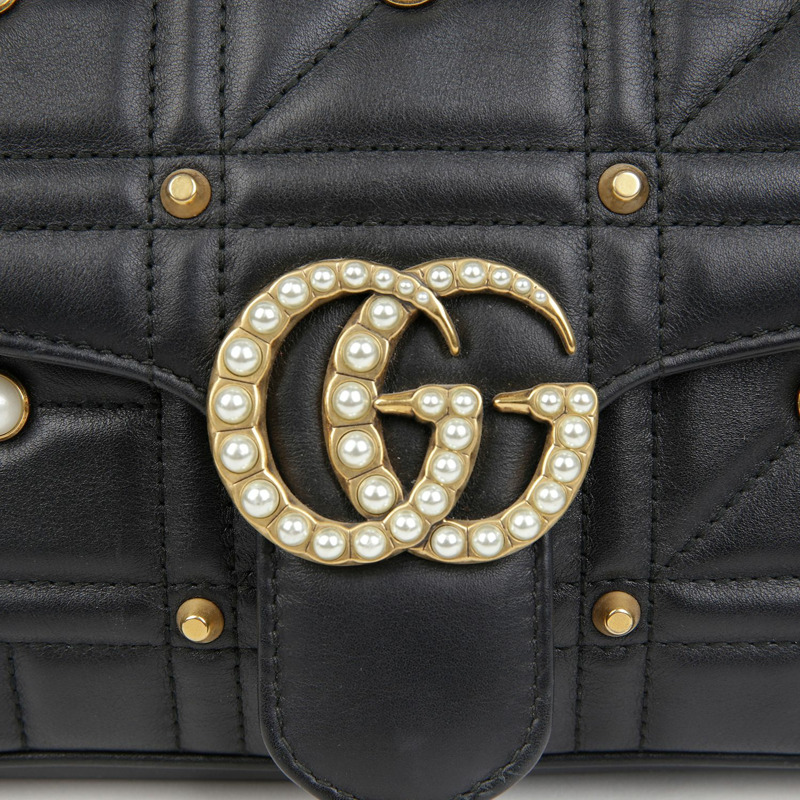 GUCCI GG Marmont 小號肩斜背包 443497-1