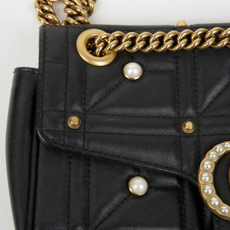 GUCCI GG Marmont 小號肩斜背包 443497-2