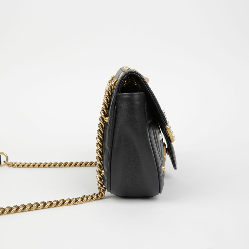 GUCCI GG Marmont 小號肩斜背包 443497-4