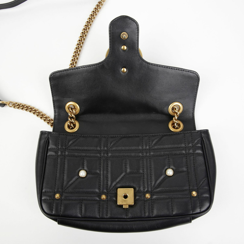 GUCCI GG Marmont 小號肩斜背包 443497-13