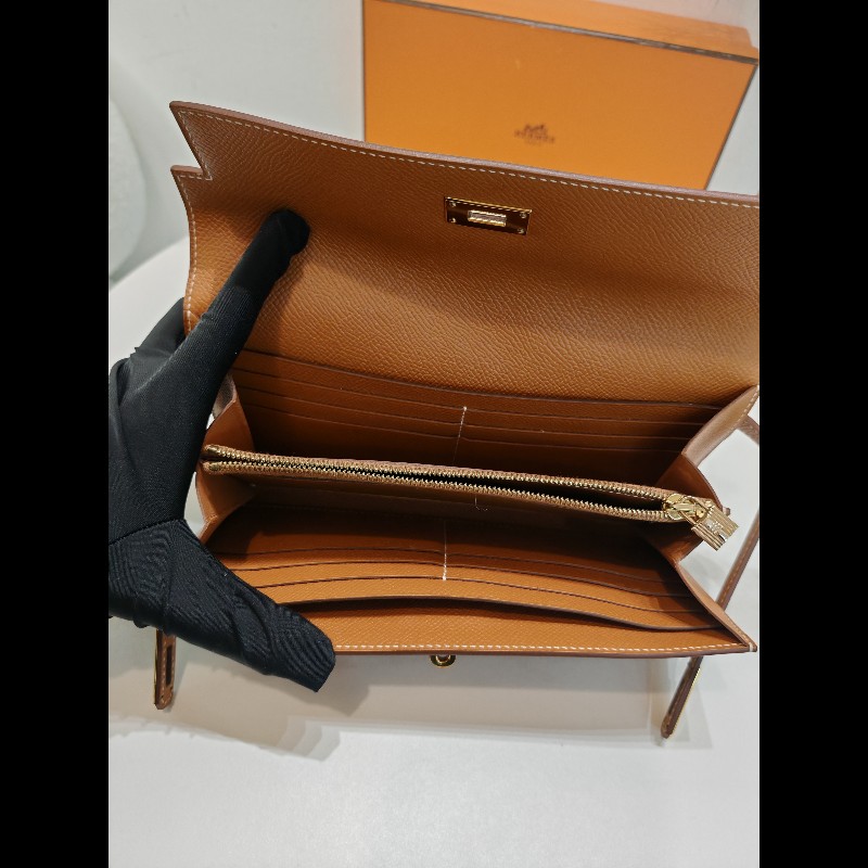 Hermes kelly long wallet-16