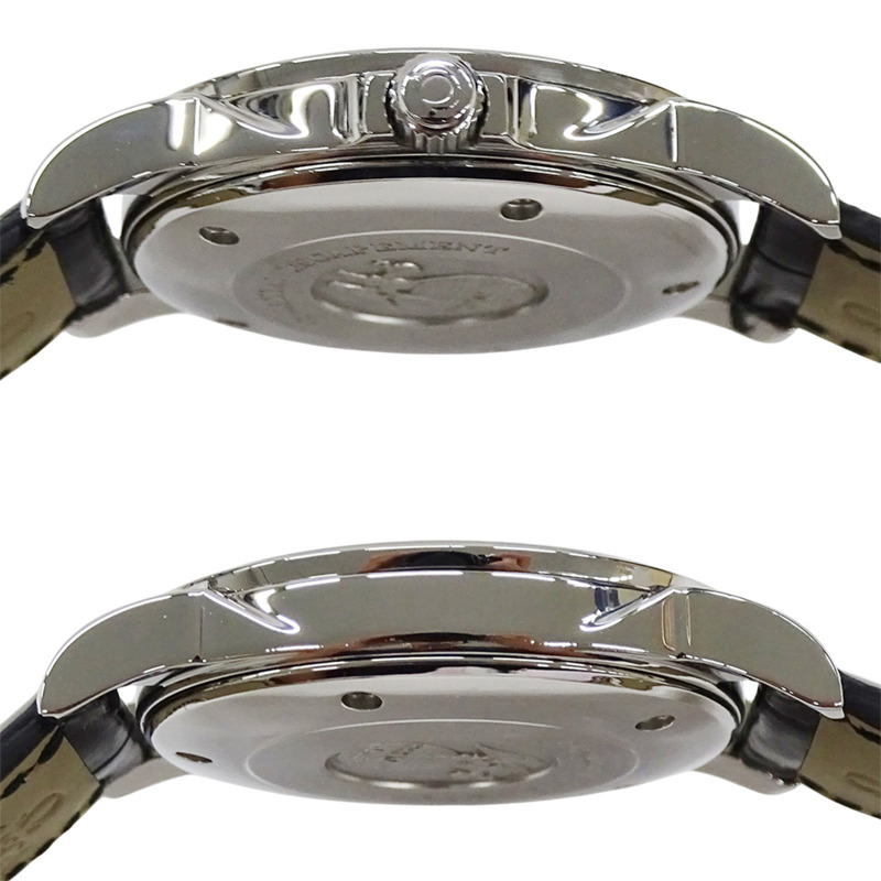 歐米茄碟飛系列 4831.50.31 男士同軸天文台認證日期自動腕錶,不鏽鋼錶殼搭配皮革錶帶,銀黑色拋光-2