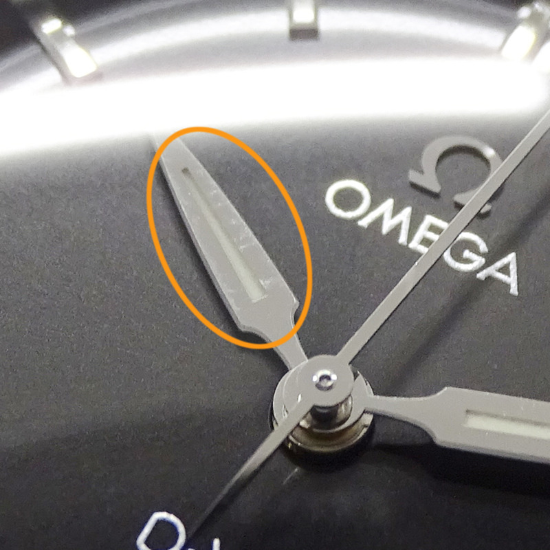 歐米茄碟飛系列 4831.50.31 男士同軸天文台認證日期自動腕錶,不鏽鋼錶殼搭配皮革錶帶,銀黑色拋光-8