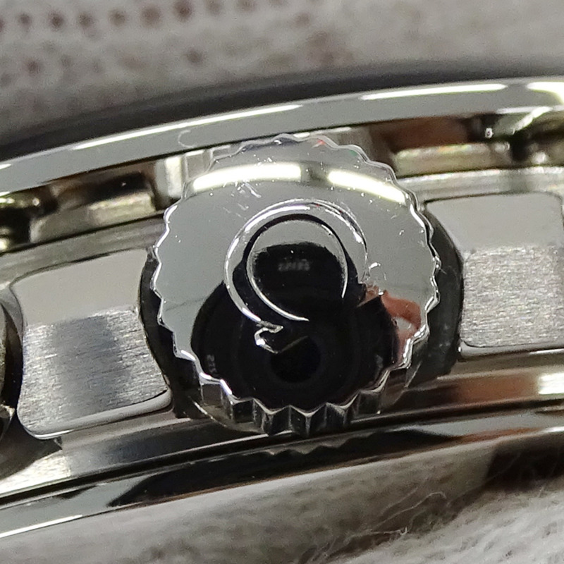 歐米茄超霸系列3571.50男士腕錶，品牌專業，Galaxy Express 999，手動上鍊，不銹鋼，銀色，黑色，已保養-10