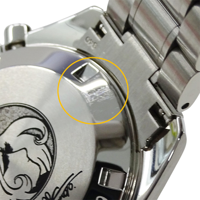 歐米茄超霸系列3571.50男士腕錶，品牌專業，Galaxy Express 999，手動上鍊，不銹鋼，銀色，黑色，已保養-14