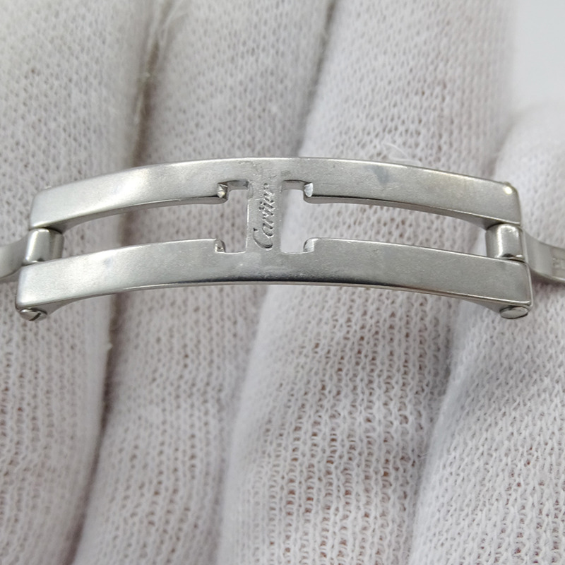 卡地亞 Miss Pasha 女士石英腕錶,QZ 不鏽鋼材質,型號 W3140007,銀色,圓形,拋光。-4