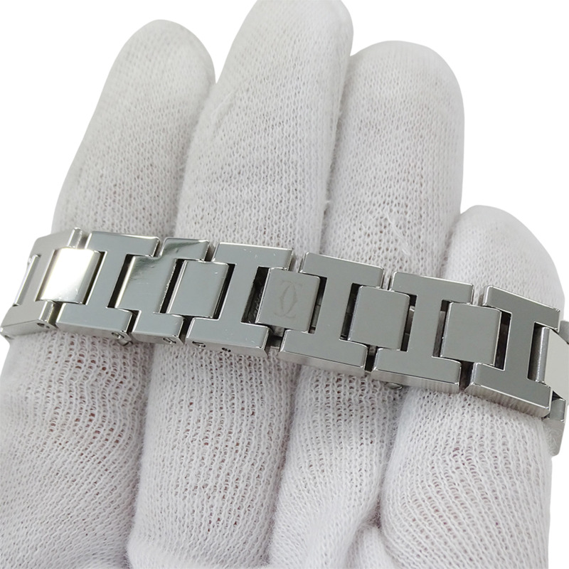 卡地亞 Miss Pasha 女士石英腕錶,QZ 不鏽鋼材質,型號 W3140007,銀色,圓形,拋光。-5