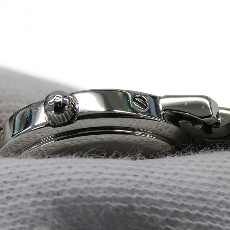 愛馬仕 Clipper 女士腕錶，珍珠粉紅貝殼錶殼，鑲嵌 12 顆鑽石，石英機芯，不鏽鋼錶殼，CL4.230，拋光銀色-11