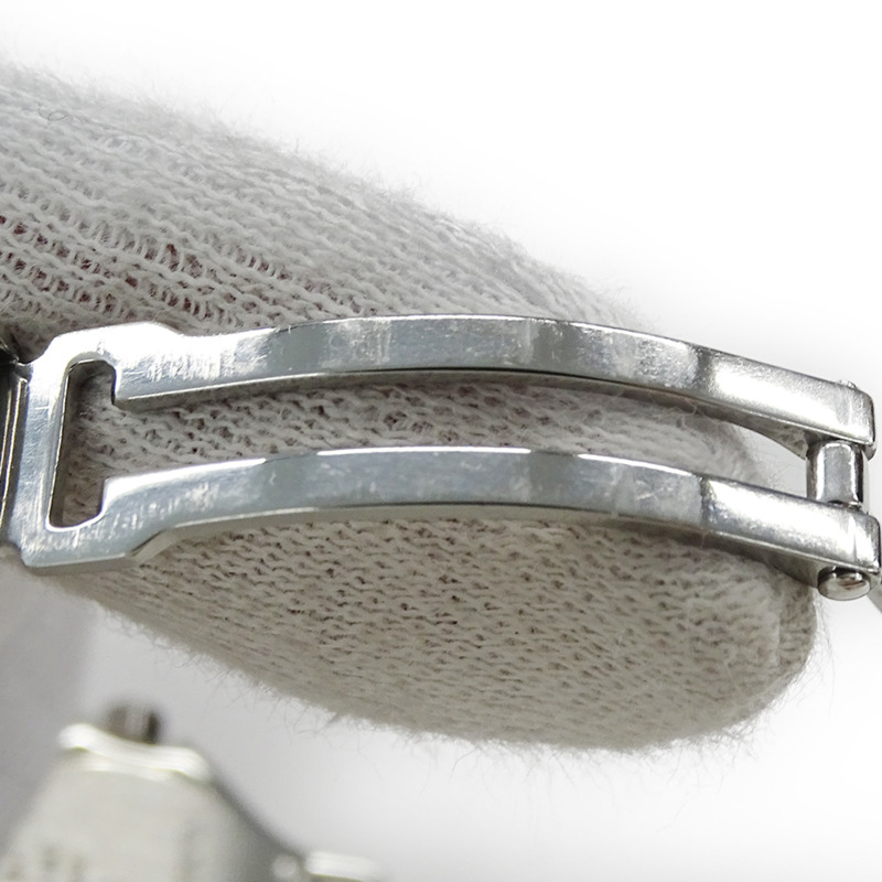 卡地亞 Santos 八角形日期石英女錶，QZ 精鋼錶殼，鍍金及黃金，W2001683，拋光-4