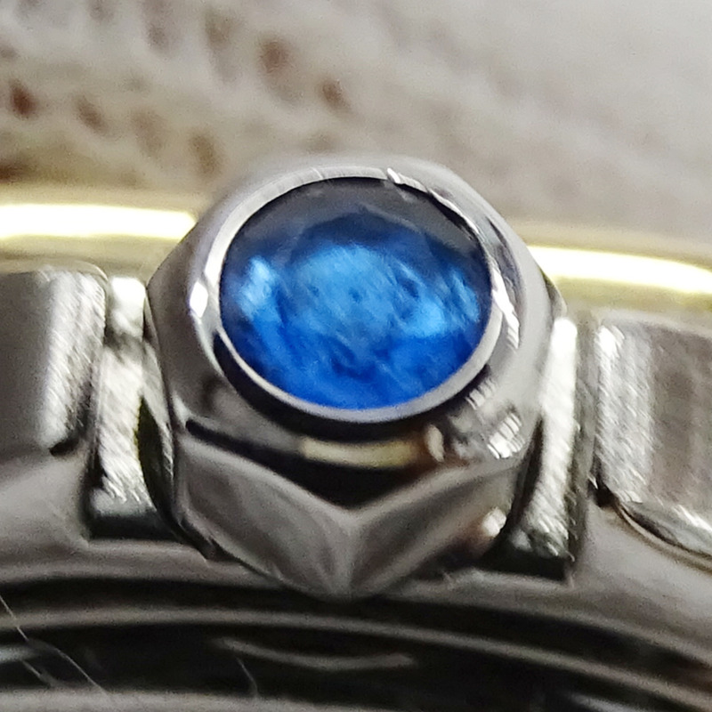 卡地亞 Santos 八角形日期石英女錶，QZ 精鋼錶殼，鍍金及黃金，W2001683，拋光-15