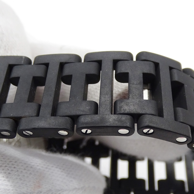 愛馬仕 Clipper Diver 潛水計時男士腕錶，石英機芯，不鏽鋼錶殼，橡膠錶帶，CL2.915，銀色/黑色，拋光-10