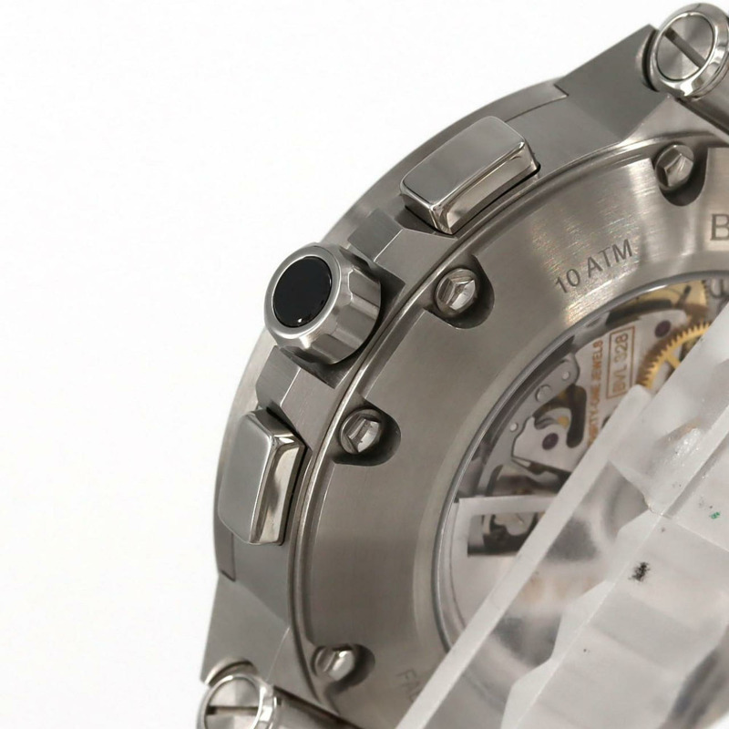 寶格麗 Diagono Velocissimo DG41SCH DG41BSSDCH 不鏽鋼自動腕錶-3