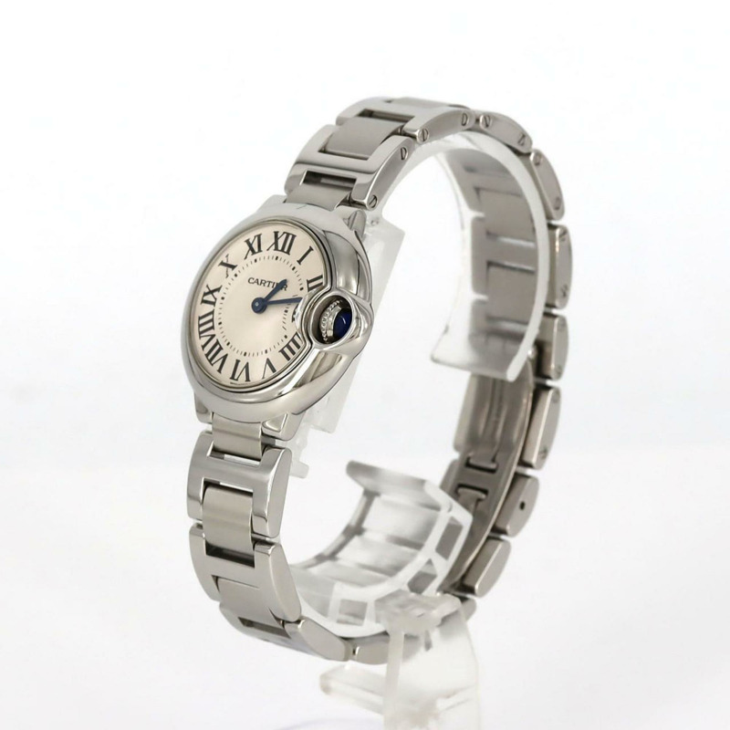 卡地亞 Ballon Bleu SM W69010Z4 不鏽鋼石英腕錶-1