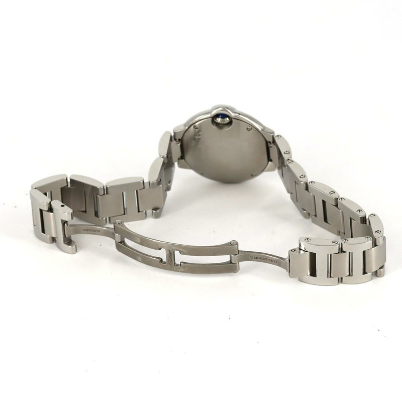 卡地亞 Ballon Bleu SM W69010Z4 不鏽鋼石英腕錶-6