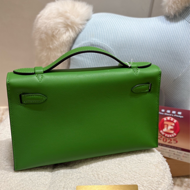 Mini Kelly Pochette 絲蘭綠 全新現貨-2