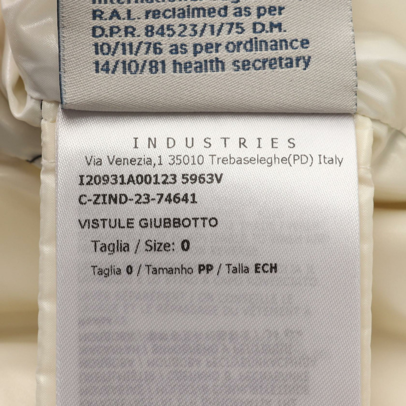 MONCLER VISTULE 女士拉鍊尼龍羽絨外套 #0-4