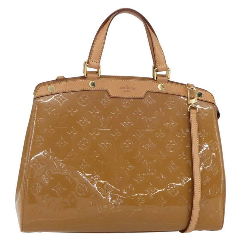 【日本直送】路易威登 Monogram Vernis Blair GM 手提包 2way Rose Velur M91797 LV Auth 150823-0