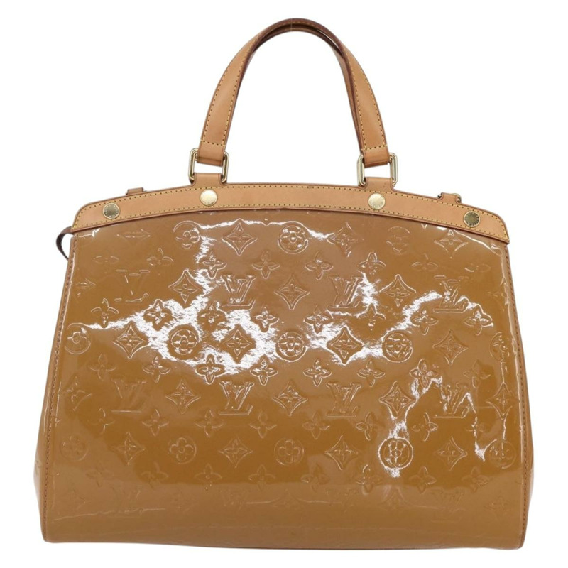 【日本直送】路易威登 Monogram Vernis Blair GM 手提包 2way Rose Velur M91797 LV Auth 150823-1