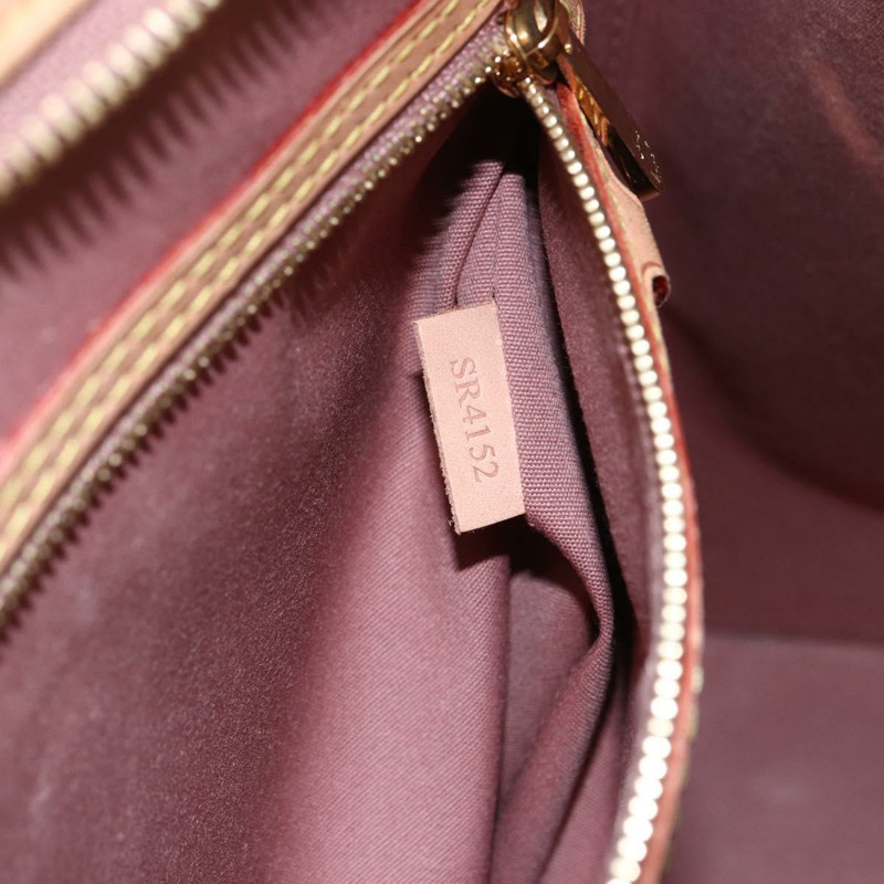 【日本直送】路易威登 Monogram Vernis Blair GM 手提包 2way Rose Velur M91797 LV Auth 150823-10