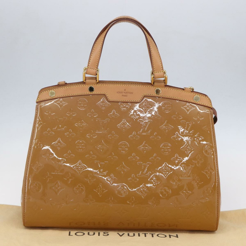 【日本直送】路易威登 Monogram Vernis Blair GM 手提包 2way Rose Velur M91797 LV Auth 150823-11