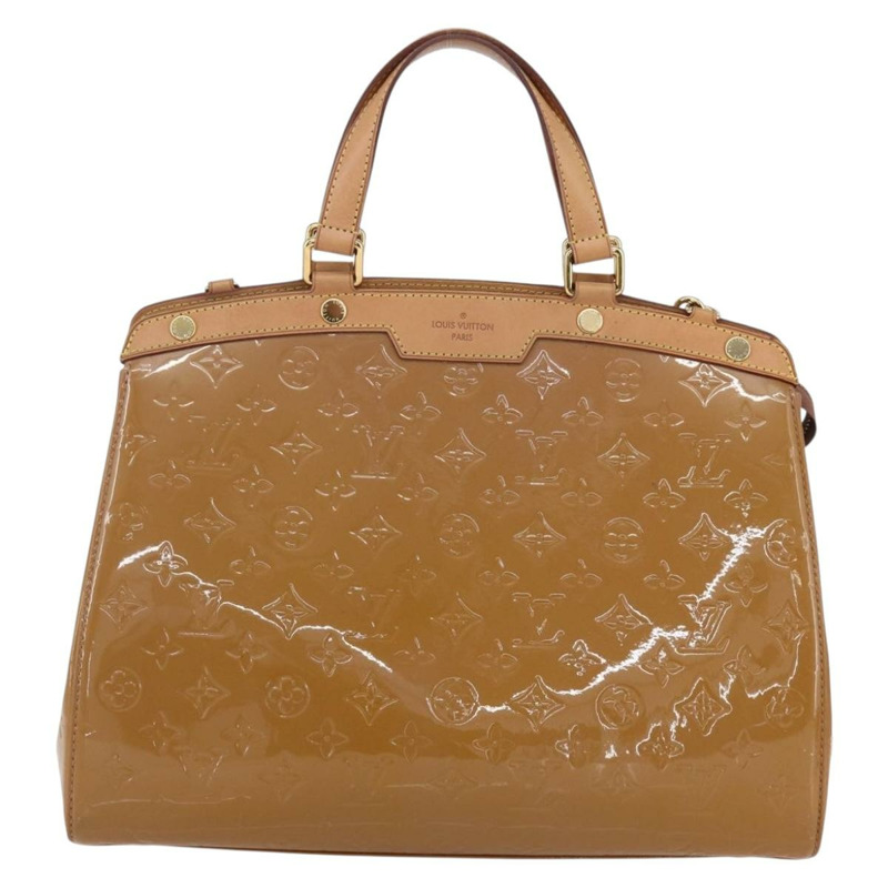 【日本直送】路易威登 Monogram Vernis Blair GM 手提包 2way Rose Velur M91797 LV Auth 150823-12