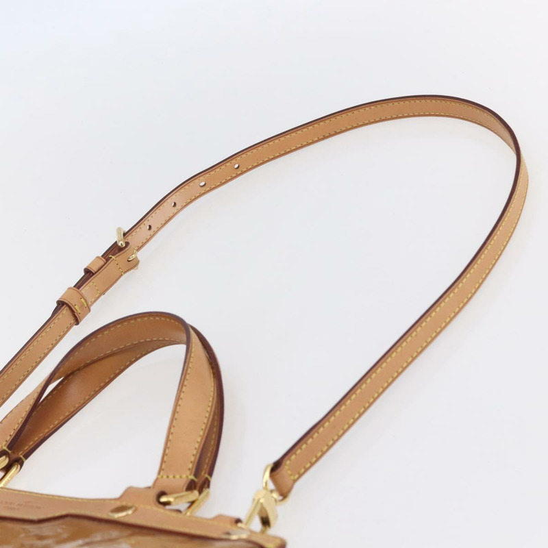 【日本直送】路易威登 Monogram Vernis Blair GM 手提包 2way Rose Velur M91797 LV Auth 150823-14