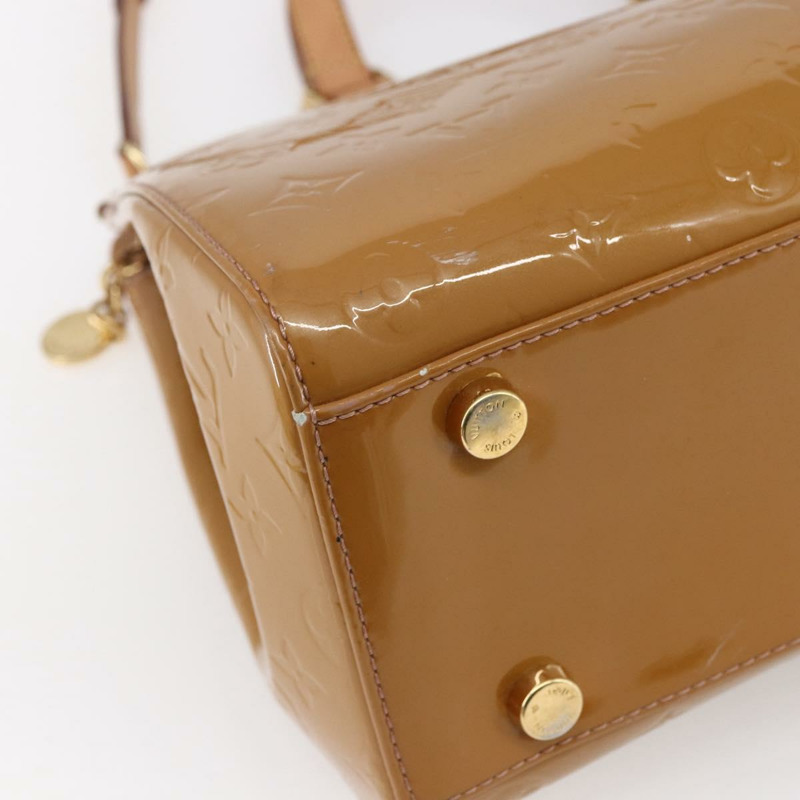 【日本直送】路易威登 Monogram Vernis Blair GM 手提包 2way Rose Velur M91797 LV Auth 150823-16