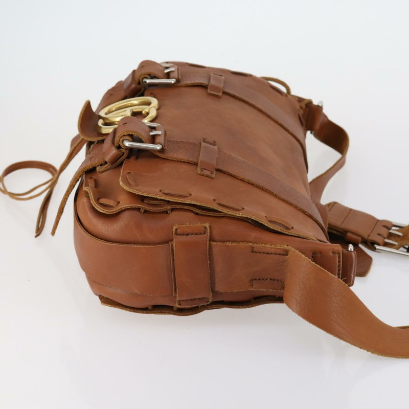 【日本直送】GUCCI GG Marmont 肩背包 皮革 棕色 金色 414481 正品 149746-3